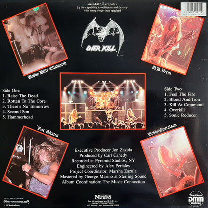 Overkill : Feel The Fire (LP, Album, RE)