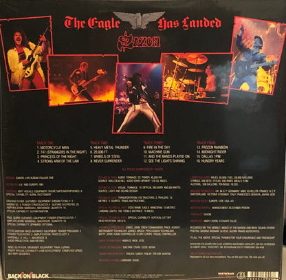 Saxon : The Eagle Has Landed (Live) (2xLP, Album, Ltd, RE, Red)