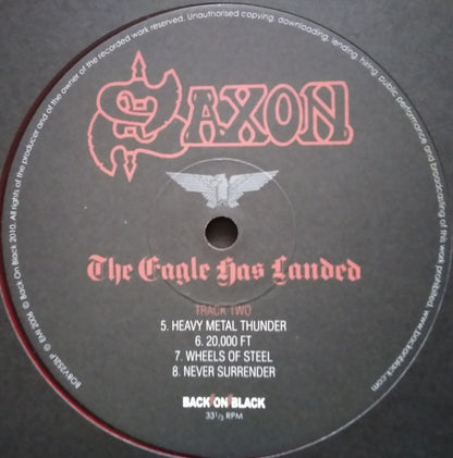 Saxon : The Eagle Has Landed (Live) (2xLP, Album, Ltd, RE, Red)