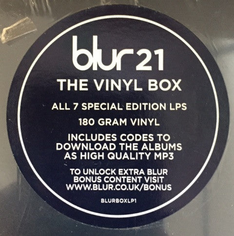 Blur : Blur 21 (Box, Comp, Ltd + LP, Album, RE, RM + 2xLP, Album, )
