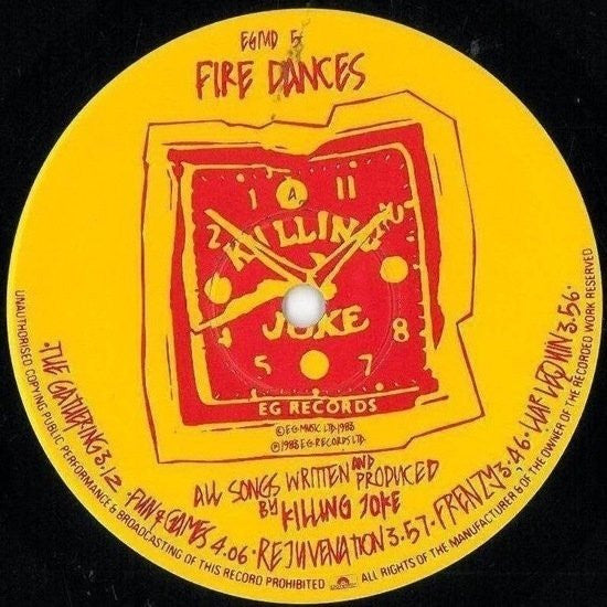 Killing Joke : Fire Dances (LP, Album)