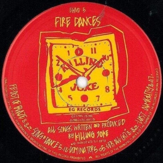 Killing Joke : Fire Dances (LP, Album)