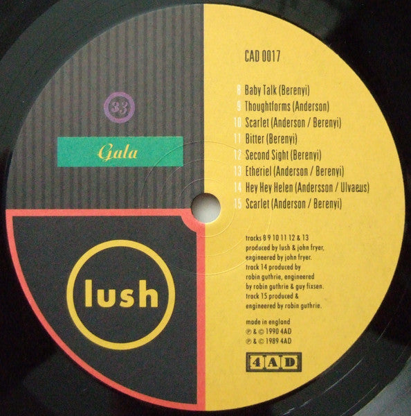 Lush : Gala (LP, Comp)