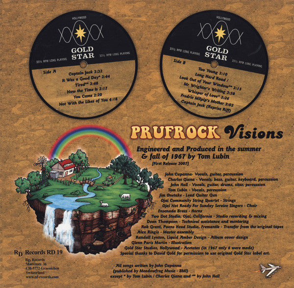 Prufrock : Visions (LP, Album)