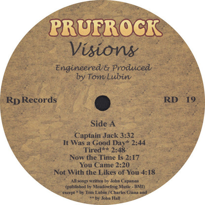 Prufrock : Visions (LP, Album)