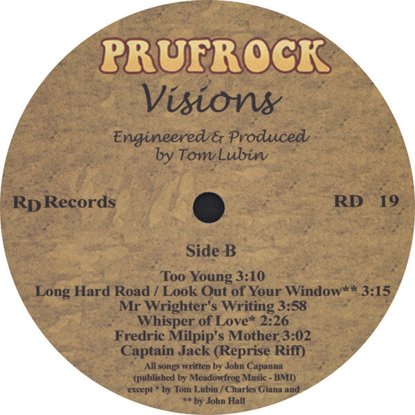 Prufrock : Visions (LP, Album)