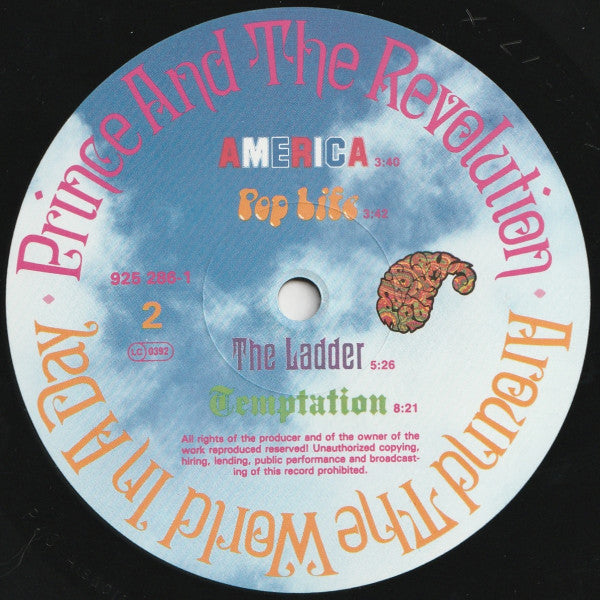 Prince And The Revolution : Around The World In A Day (LP, Album, Gat)
