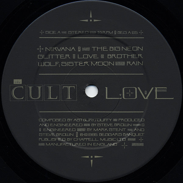 The Cult : Love (LP, Album, Gat)
