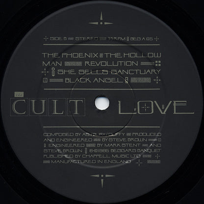 The Cult : Love (LP, Album, Gat)