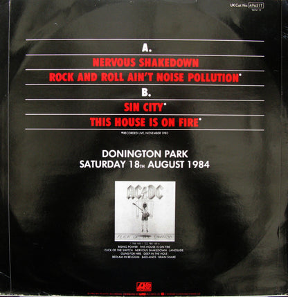 AC/DC : Nervous Shakedown (12", Single, PRS)