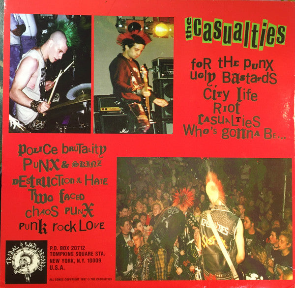 The Casualties : For The Punx (LP, Album)