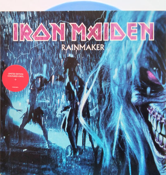 Iron Maiden : Rainmaker (7", Single, Ltd, Blu)