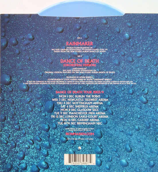 Iron Maiden : Rainmaker (7", Single, Ltd, Blu)