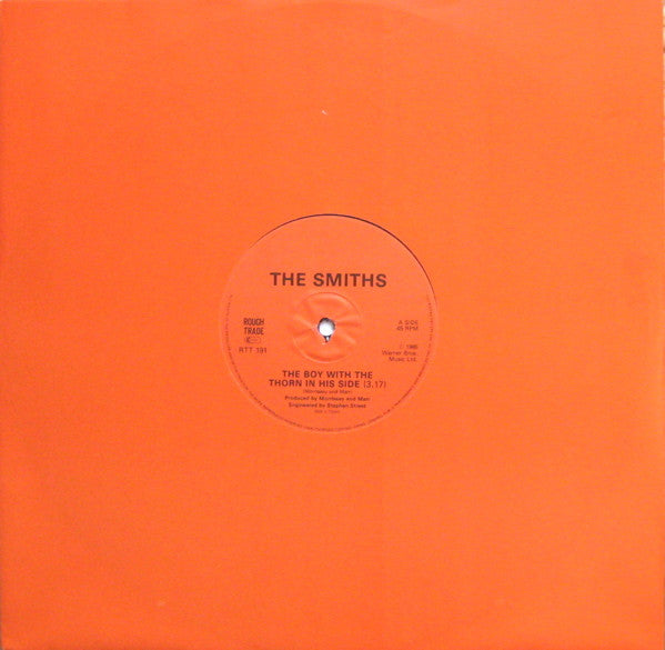 The Smiths : The Boy With The Thorn In His Side (12", Single, CBS)