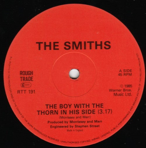 The Smiths : The Boy With The Thorn In His Side (12", Single, CBS)