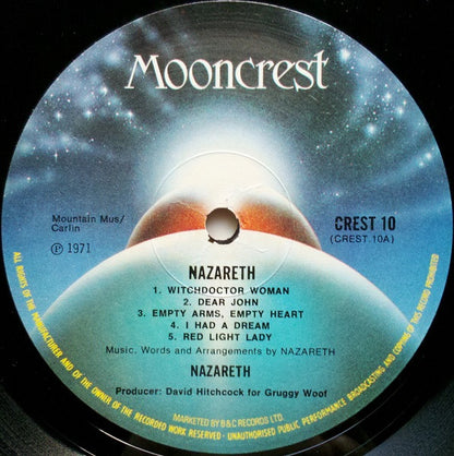 Nazareth (2) : Nazareth (LP, Album, RE)
