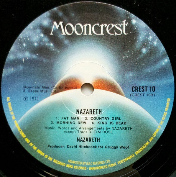 Nazareth (2) : Nazareth (LP, Album, RE)