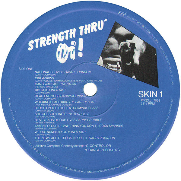 Various : Strength Thru Oi ! (LP, Comp, Blu)