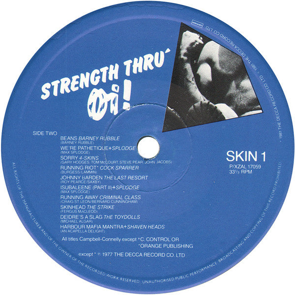 Various : Strength Thru Oi ! (LP, Comp, Blu)