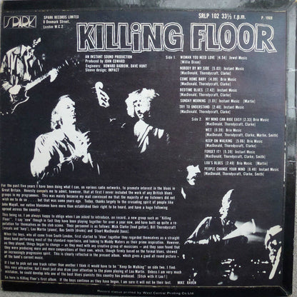 Killing Floor (2) : Killing Floor (LP, Album)