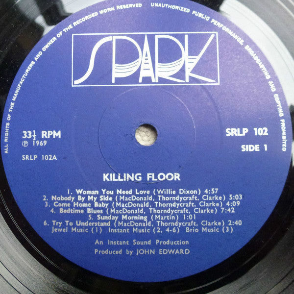 Killing Floor (2) : Killing Floor (LP, Album)