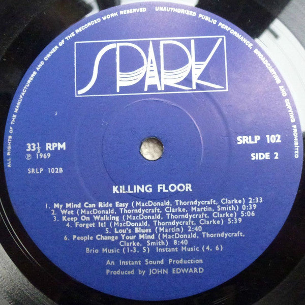 Killing Floor (2) : Killing Floor (LP, Album)