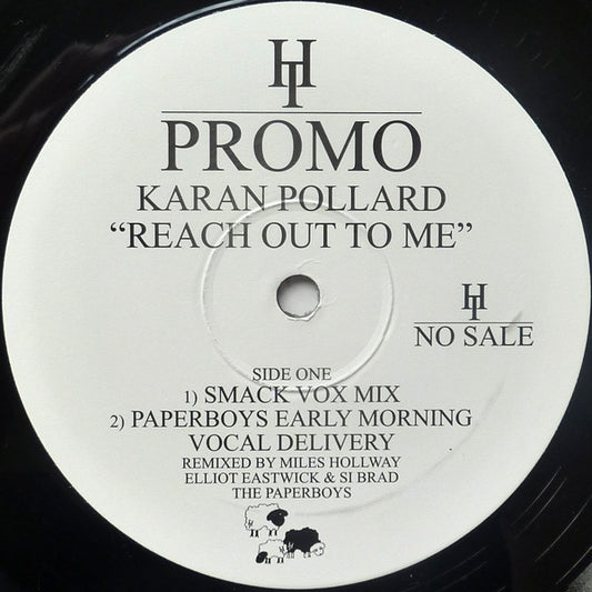 Karan Pollard* : Reach Out To Me (12", Promo)