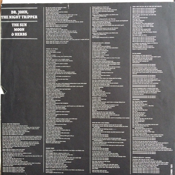 Dr. John : The Sun, Moon & Herbs (LP, Album, Gat)