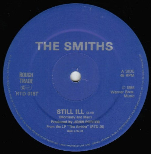 The Smiths : Still Ill (12", Single, Lyn)