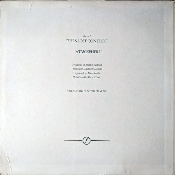 Joy Division : She's Lost Control / Atmosphere (12", Single, RTI)