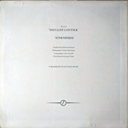 Joy Division : She's Lost Control / Atmosphere (12", Single, RTI)