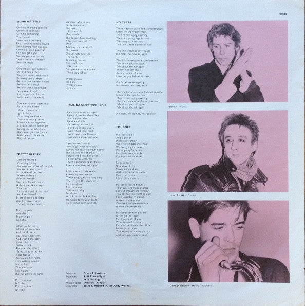 The Psychedelic Furs : Talk Talk Talk (LP, Album, RE)