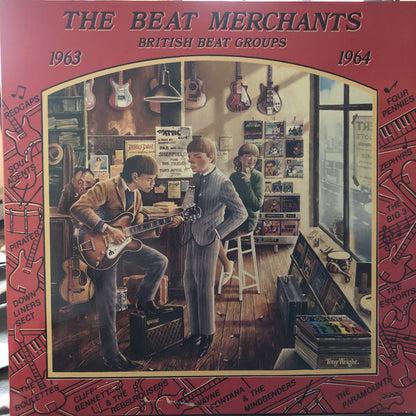 Various : The Beat Merchants - British Beat Groups 1963-1964 (2xLP, Comp, Mono, Gat)