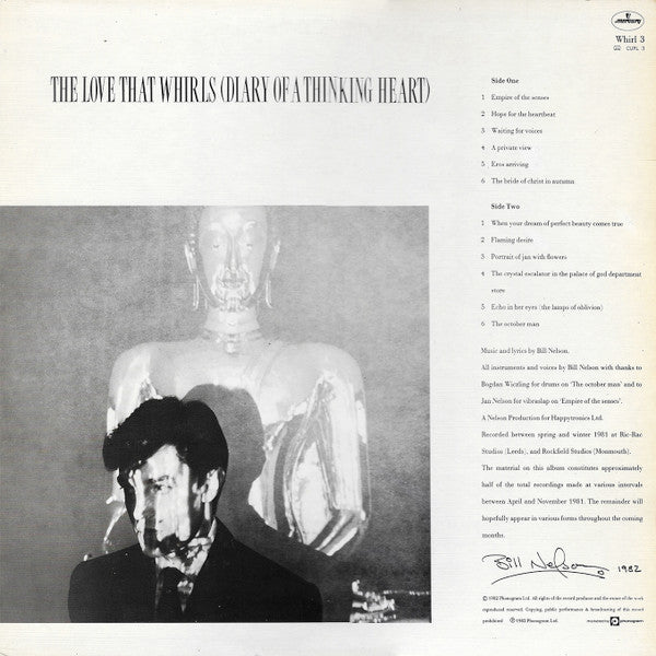 Bill Nelson : The Love That Whirls (Diary Of A Thinking Heart) (LP, Album)