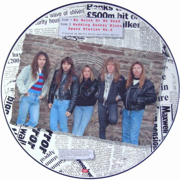 Iron Maiden : Be Quick Or Be Dead (12", Single, Pic)