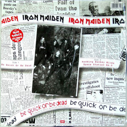 Iron Maiden : Be Quick Or Be Dead (12", Single, Pic)