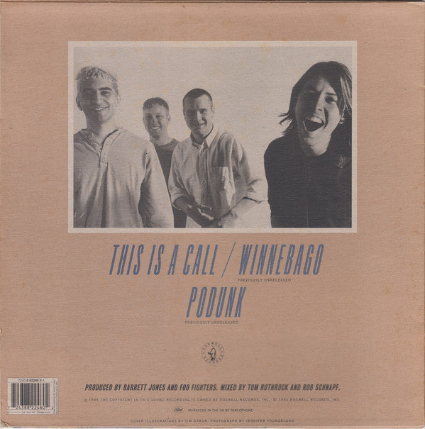 Foo Fighters : This Is A Call (12", Single, S/Edition, Lum)