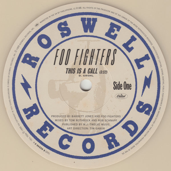 Foo Fighters : This Is A Call (12", Single, S/Edition, Lum)