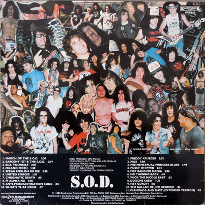 S.O.D.: Stormtroopers Of Death* : Speak English Or Die (LP, Album)