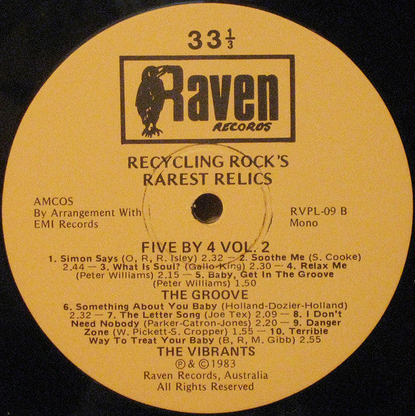 Various : Five By 4 Vol.2 (LP, Comp, Mono)
