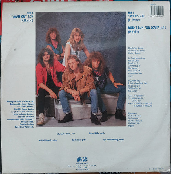 Helloween : I Want Out (12", Maxi)