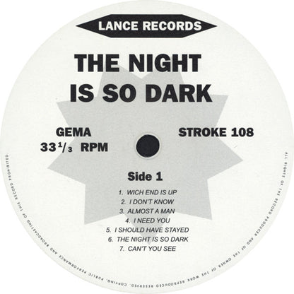 Various : The Night Is So Dark (LP, Comp, Unofficial)