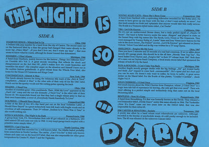 Various : The Night Is So Dark (LP, Comp, Unofficial)