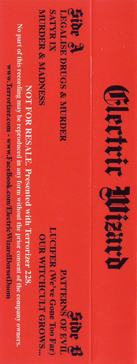 Electric Wizard (2) : Legalise Drugs And Murder (Cass, EP, Ltd)