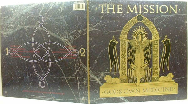 The Mission : Gods Own Medicine (LP, Album, Gat)