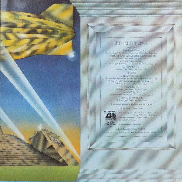 Led Zeppelin : Led Zeppelin II (LP, Album, RE, Gat)