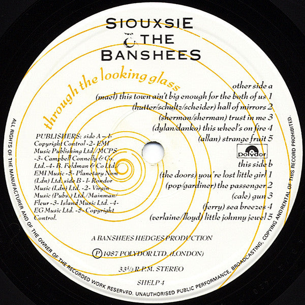 Siouxsie & The Banshees : Through The Looking Glass (LP, Album, Ltd, Die)