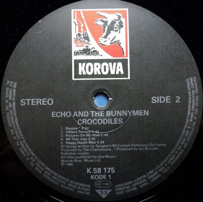Echo And The Bunnymen* : Crocodiles (LP, Album, RE)
