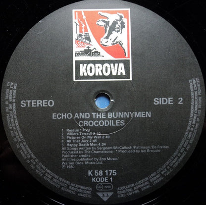 Echo & The Bunnymen : Crocodiles (LP, Album, RE)