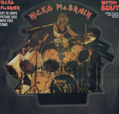 Nicko McBrain : Rhythm Of The Beast (10", Shape, Pic)